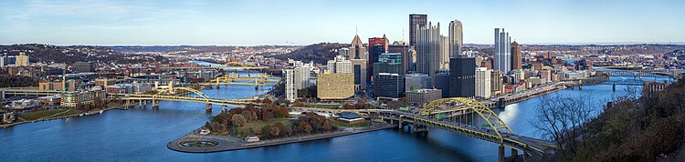 Panorama of Pittsburgh, PA