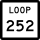 State Highway Loop 252 marker