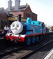 Thomas the Tank Engine at Ropley station on the Watercress Line