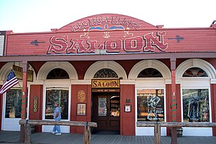Big Nose Kate's Saloon, formerly the Grand Hotel, in Tombstone, Arizona. Built in 1881.