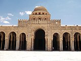 Islamic portico of the Great Mosque of Kairouan (Kairouan, Tunisia)