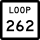 State Highway Loop 262 marker