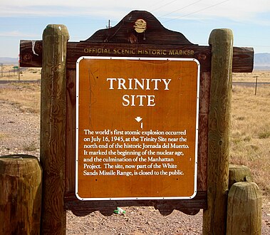 Trinity Site Historical Marker, 2008