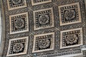 Detail of the ceiling of the Arc de Triomphe from Paris