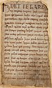 First page of Beowulf (Anglo-Saxon copy)