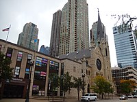 The only Catholic cathedral in Chicago and seat of the Archdiocese of Chicago