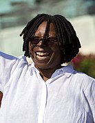 Photo of Whoopi Goldberg at the Talk for Word Peace event in Washington DC on July 9th, 2011.