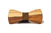 Wooden bow tie, made in Canada and U.S