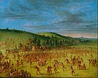 George Catlin, An Indian Ball-Play c. 1846–1850, Smithsonian American Art Museum