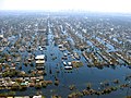 Zaplavené mesto New Orleans následkom hurikánu Katrina
