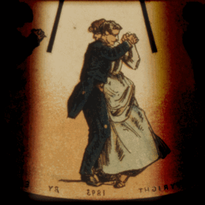The phenakistoscope – a couple waltzing