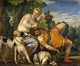 Paolo Veronese, Venus and Adonis, c. 1580