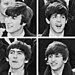Top: Lennon, McCartney Bottom: Harrison, Starr