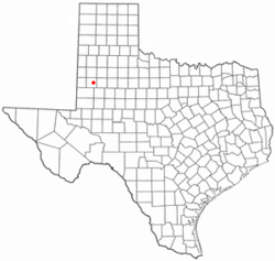 Location of Brownfield, Texas