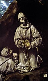 El Greco, St. Francis and Brother Leo Meditating on Death, c. 1600–1605