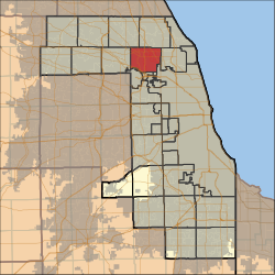 Location in Cook County