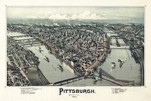 Bird's Eye View of Pittsburgh, 1902