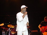 Frankie Beverly of Maze performing in June 2002
