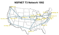 Image 7T3 NSFNET Backbone, c. 1992 (from History of the Internet)