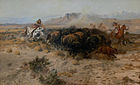 Charles M. Russell, The Buffalo Hunt, 1899, Amon Carter Museum of American Art