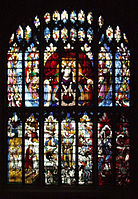 The Last Judgement, St Mary's Church, Fairford, (1500–17) by Barnard Flower[30]