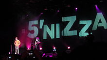 5'nizza performing during their "Reunion" concert in Moscow in 2015
