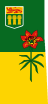 Flag of Saskachewan map overlay