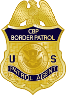 Badge of the United States Border Patrol, circa 2013.