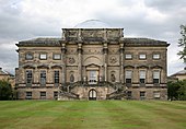 Kedleston Hall, Kedleston, Derbyshire, England based on the Arch of Constantine in Rome, the 1760s, by Robert Adam