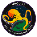 The official mission patch from Launch-39