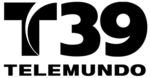 A T with a crescent cut through it next to the numeral "39" and the word "Telemundo" beneath