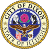 Official seal of Dixon, Illinois