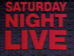 The title card for the tenth season of Saturday Night Live.