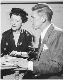 Hackett with his wife Frances Goodrich