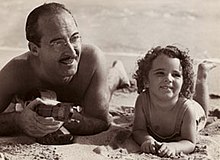 Harry Owens with his daughter Leilani