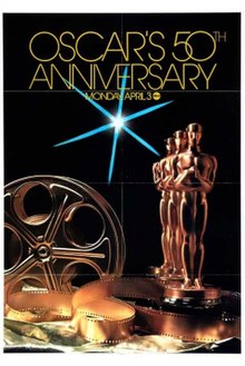 Official poster promoting the 50th Academy Awards in 1978.