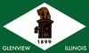 Flag of Glenview, Illinois