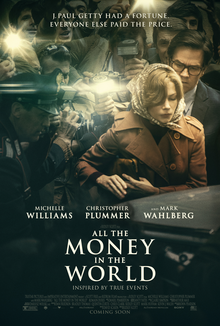 Theatrical release poster of the film All the Money in the World