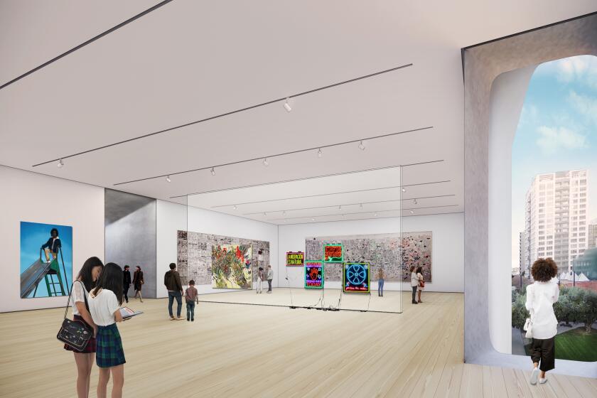 Rendering of a future gallery in the expanded Broad.