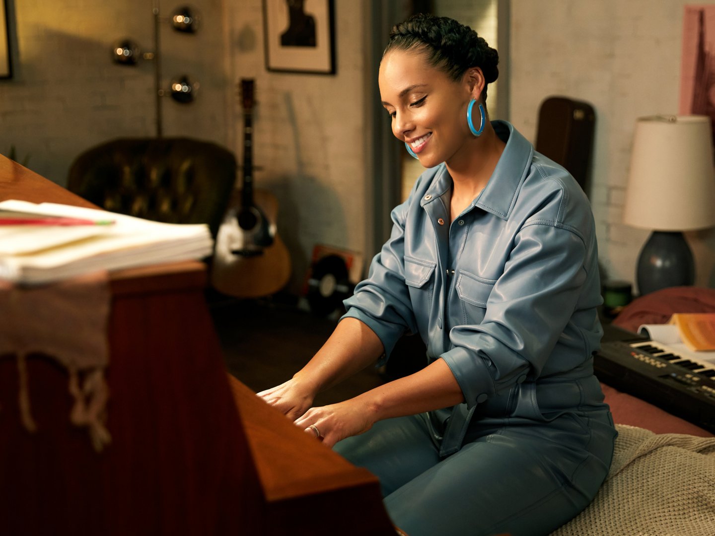 Image for Alicia Keys brings the hype to any occasion with music-forward customizable greeting cards