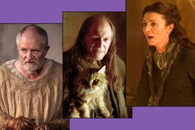 Jim Broadbent on 'Game of Thrones', David Bradley in 'Harry Potter and the Prisoner of Azkaban'; Michelle Fairley on 'Game of Thrones'