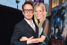 Robert Downey Jr. and Gwyneth Paltrow attend Marvel's' Iron Man 3 Premiere at the El Capitan Theatre on April 24, 2013 in Hollywood, California