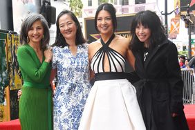 Tamlyn Tomita, Rosalind Chao, Ming-Na Wen, and Lauren Tom on the Walk of Fame