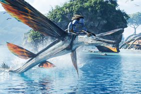 Jake Sully (Sam Worthington) finds a new kind of mount in 'Avatar: The Way of Water'