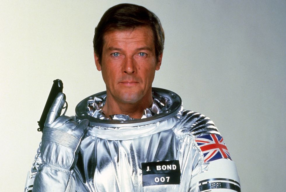 Roger Moore as James Bond in Moonraker (1979)