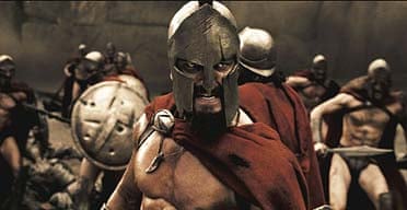 A scene from the film 300