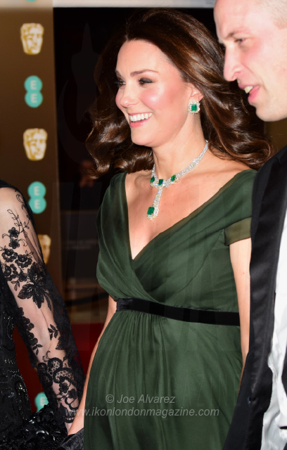 Catherine Duchess of Cambridge and Prince William EE BAFTAS 2018 © Joe Alvarez