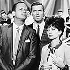 Ty Hardin, Ralph Meeker, and Suzanne Pleshette in Wall of Noise (1963)