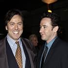 John Cusack and Menno Meyjes at an event for Max (2002)