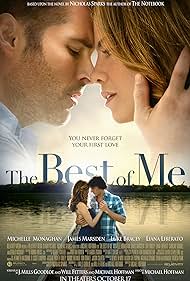 James Marsden, Michelle Monaghan, Liana Liberato, and Luke Bracey in The Best of Me (2014)